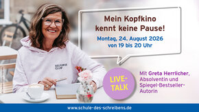 Live Talk mit Greta Herrlicher am 24.8.