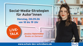 Ankündigung Live Talk am 08.09. um 18 Uhr