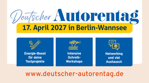 Ankündigung Deutscher Autorentag 2027