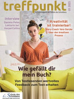 Aktuelles Cover der Zeitschrift treffpunkt