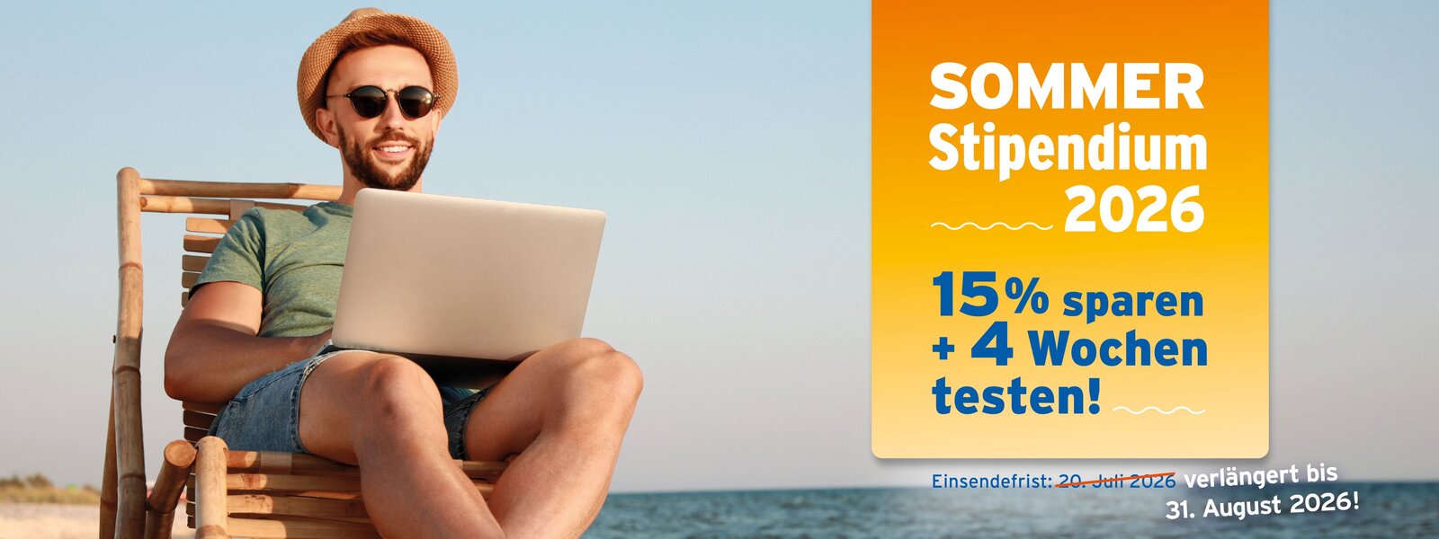 Sommerstipendium Angebot 15%