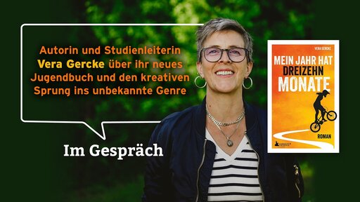 Vera Gercke mit ihrem neuen Jugendbuch