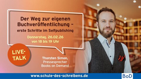 Live-Talk mit Thorsten Simon zum Thema Selfpublishing
