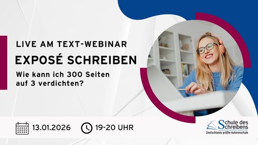 Ankündigung Webinar Exposé am 13.1.26