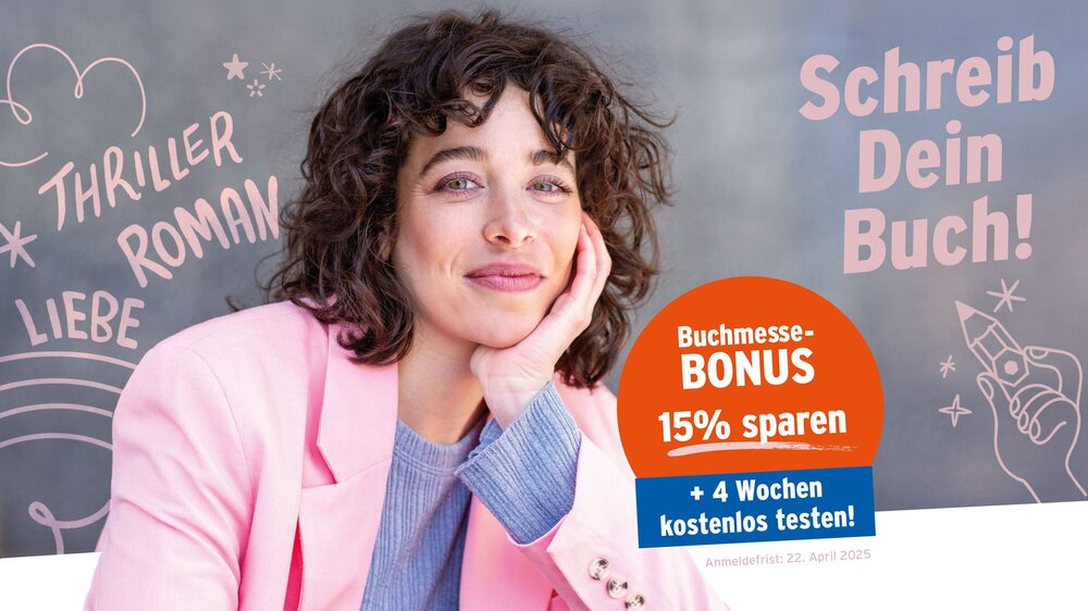 Mit dem Buchmesse-Bonus 15% sparen