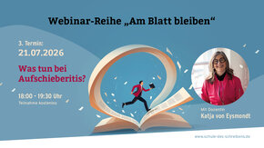 Webinar zu Aufschieberitis am 21.07. um 18 Uhr